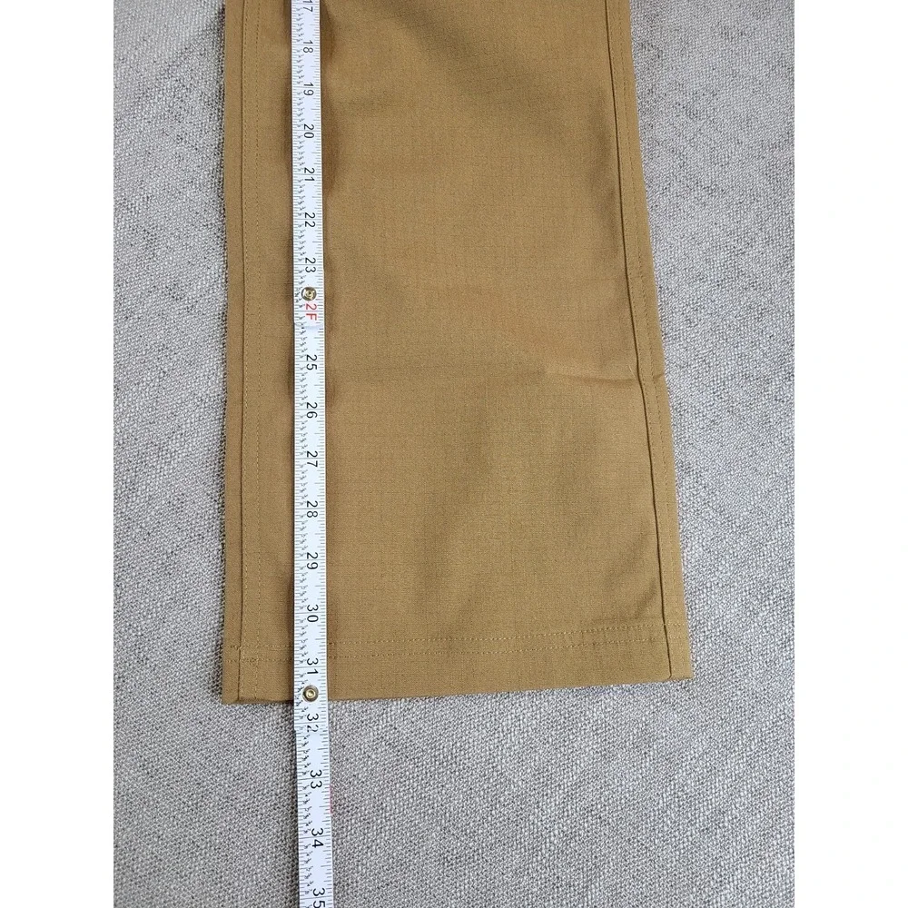 *NWT* Under Armour Pants Women 6 Brown Cargo Tactical Patrol Ripstop Loose Storm - Picture 5 of 9